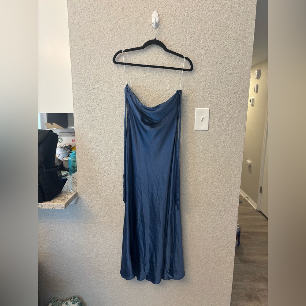 NWT Princess Polly Haley Maxi Dress Mid Blue🦋 - Picture 5 of 10